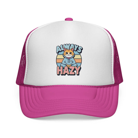 Always Hazy Cat Trucker Hat